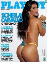 Famosa Scheila Carvalho Pelada na Revista Playboy Abril 2009