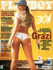 Famosa Grazi Massafera Pelada na Revista Playboy Agosto 2005