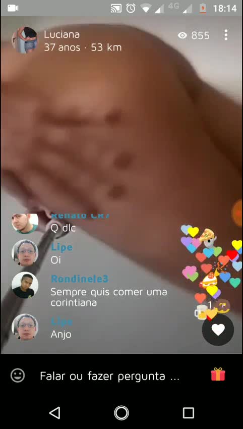 caiu na net Luciana peituda lavando a pepeca em Live no Jaumo