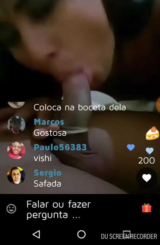 caiu na net Samira novinha pagando boquete ao vivo no Jaumo